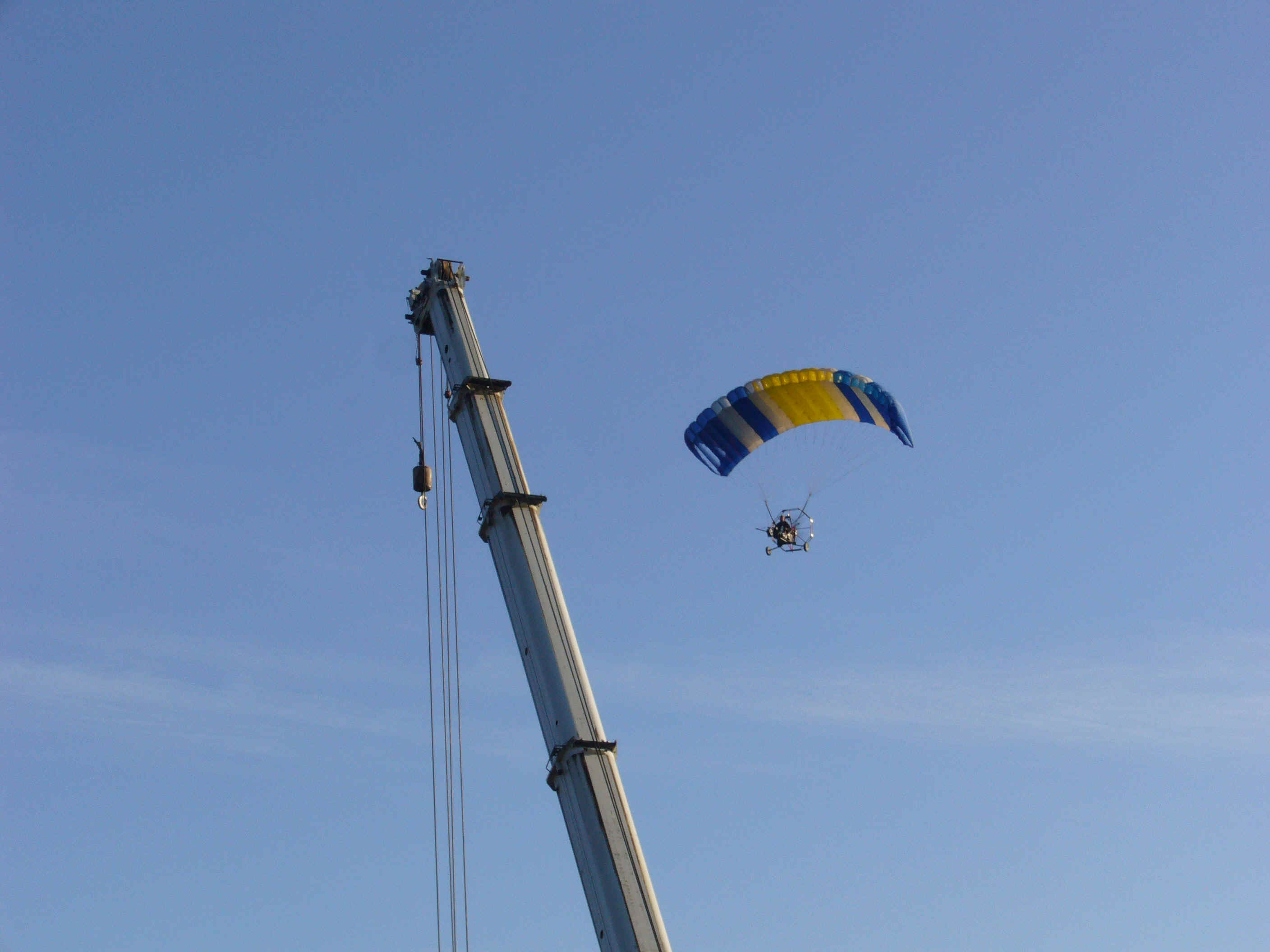 c-15 with paraglider